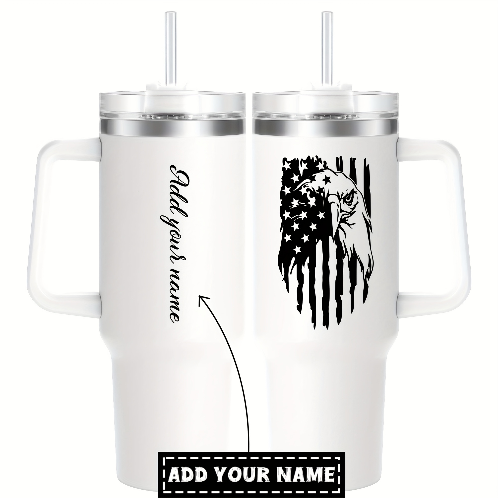 1pc Customizable 40 oz Stainless Steel Tumbler with Lid - Hand Wash Only, Reusable Metal Travel Mug, Oval Shape, Break Resistant, Multipurpose Use, Ideal for Christmas, Halloween, Easter, Hanukkah, Thanksgiving - No Electricity Needed - Image 6