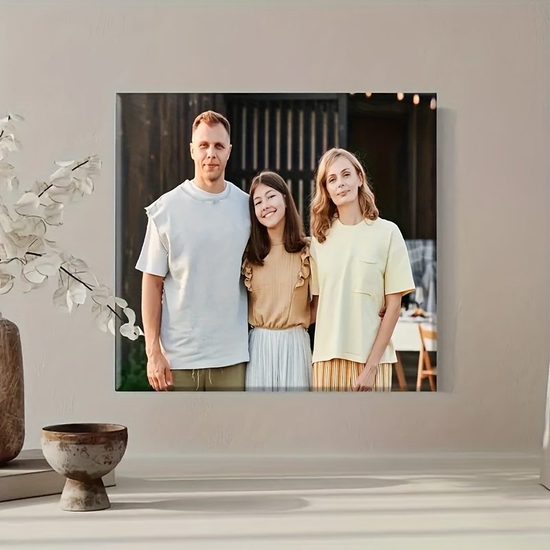 2D Flat-1 Customizable Canvas Poster - Personalized Couple & Family Photo Art Print, Romantic Dinner Scene with Wine Glasses, Ideal for Home Decor, Bedroom, Valentine'S Day, Christmas, Halloween, Easter, Thanksgiving, Romantic Dinner Decor | Romantic Dinner Scene | Detailed Print Quality, Romantic Room Decor - Image 12