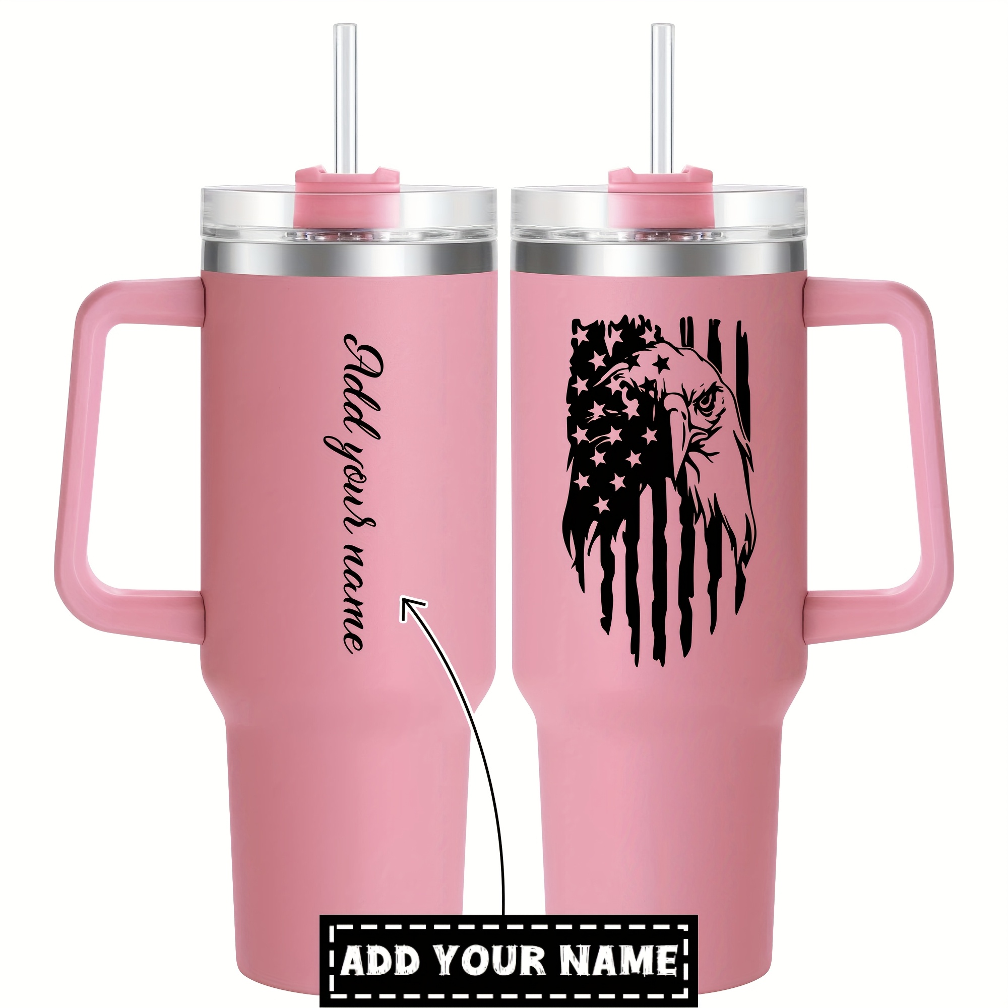 1pc Customizable 40 oz Stainless Steel Tumbler with Lid - Hand Wash Only, Reusable Metal Travel Mug, Oval Shape, Break Resistant, Multipurpose Use, Ideal for Christmas, Halloween, Easter, Hanukkah, Thanksgiving - No Electricity Needed - Image 5