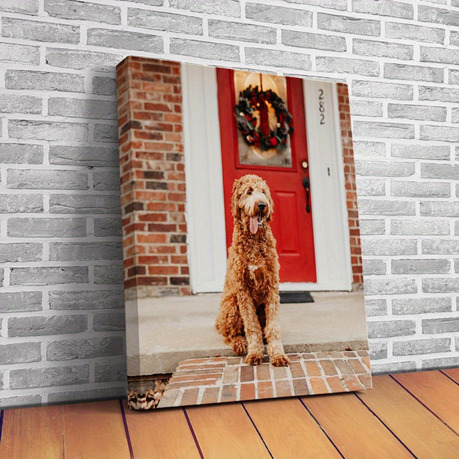 2D Flat-1 Customizable Canvas Poster - Personalized Couple & Family Photo Art Print, Romantic Dinner Scene with Wine Glasses, Ideal for Home Decor, Bedroom, Valentine'S Day, Christmas, Halloween, Easter, Thanksgiving, Romantic Dinner Decor | Romantic Dinner Scene | Detailed Print Quality, Romantic Room Decor - Image 14