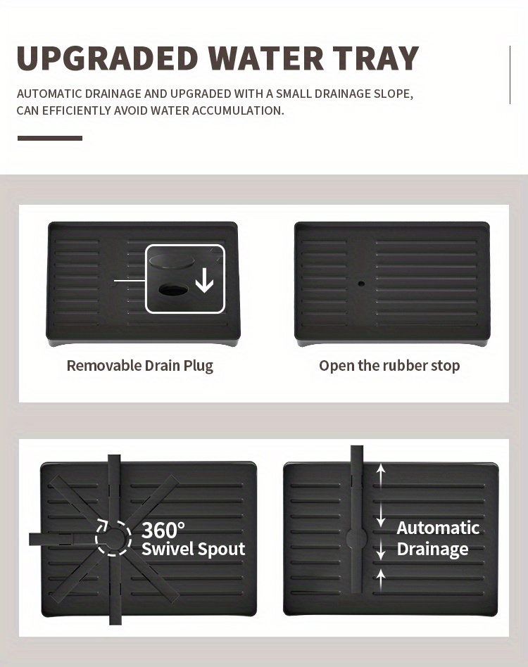 Two-Tier Dish Drying Rack, Rustproof Kitchen Rack with Drainboard And Utensil Holder for Countertop