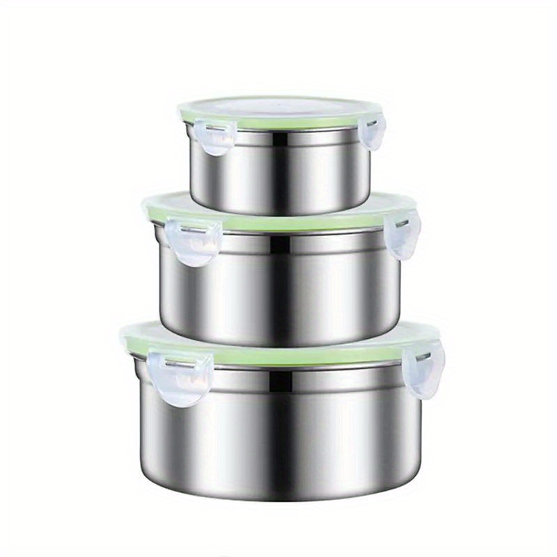 Food Storage Made Simple: 3pcs Plastic Containers with Vented Lids