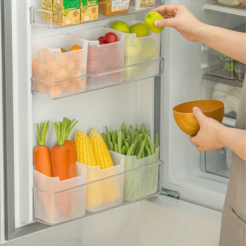 3pcs Easy-to-Use Fridge Organizer With Fruit And Food Storage Box - Keep Your Refrigerator Clean And Organized