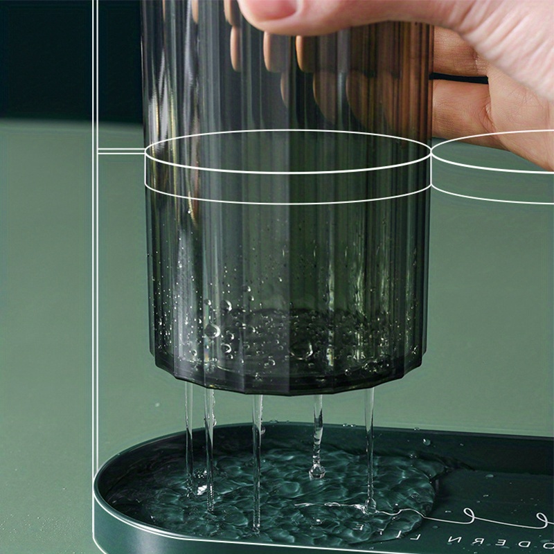 Luxury Metal & Plastic Cutlery Holder, Wall-Mounted Kitchen Utensil Caddy, Non-Food Contact, Modern Drainage Storage Rack for Knives, Forks, Spoons, Chopsticks Basket