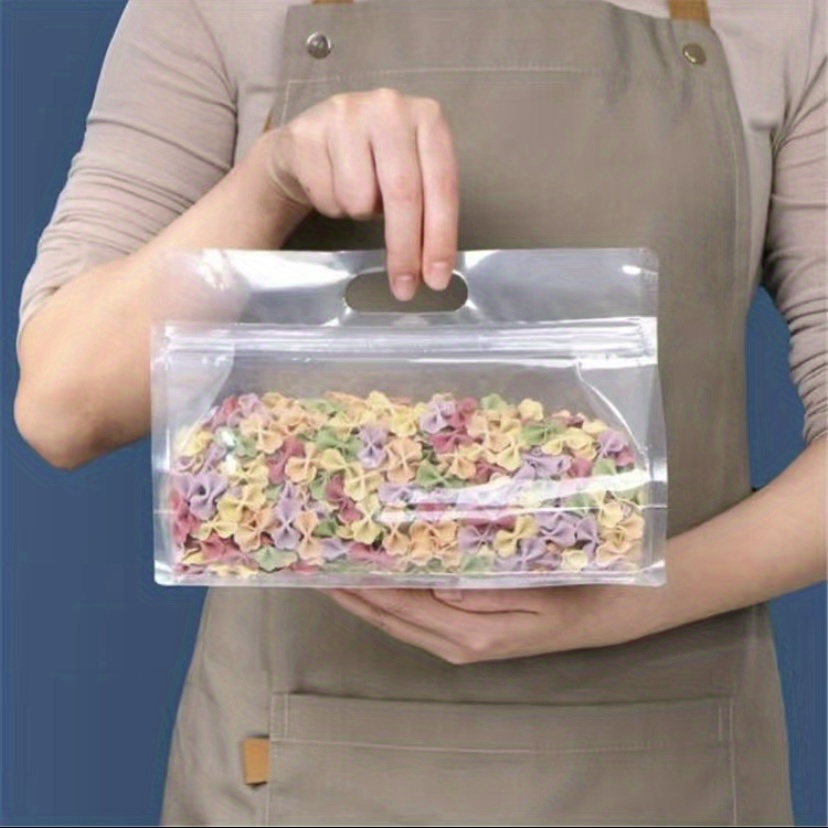 5pcs Reusable Silicone Leakproof Food Storage Bag for Nut Grain Vegetable Fruit And Snack, Kitchen Organizer, Storage Containers for Travel