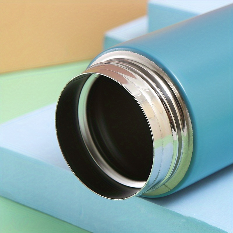 Stainless Steel Insulated Cup - Hand Wash Only, Reusable, Multipurpose, No Electricity Needed, Portable Bouncing Cup for Male Students, Japanese Harajuku Style