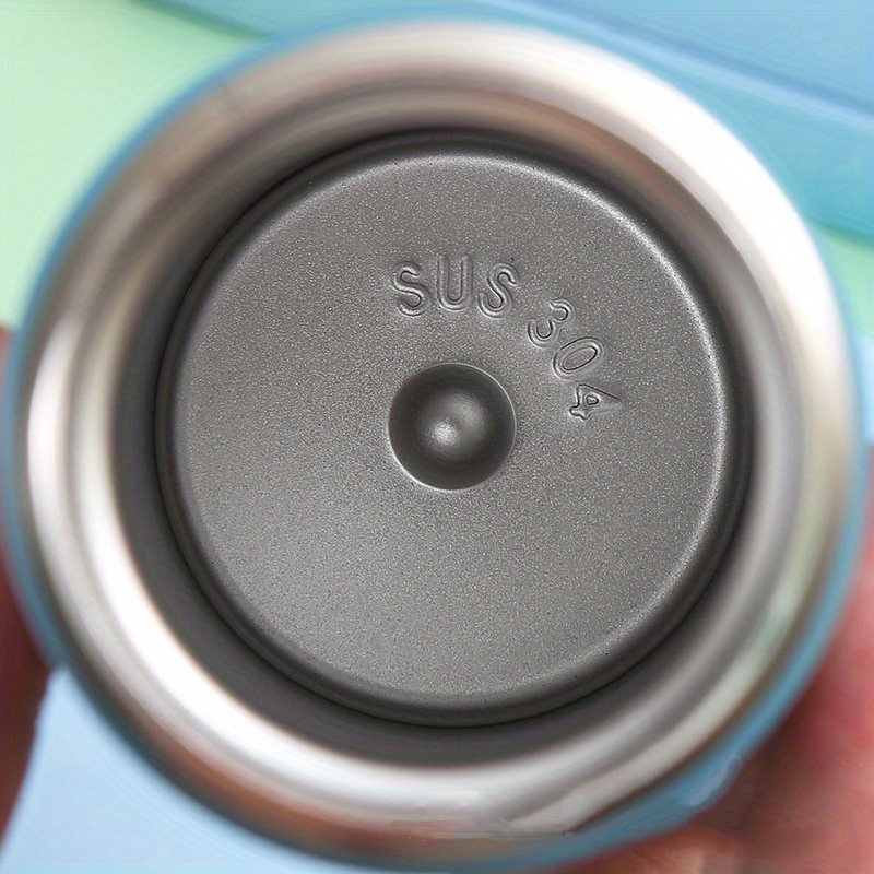 Stainless Steel Insulated Cup - Hand Wash Only, Reusable, Multipurpose, No Electricity Needed, Portable Bouncing Cup for Male Students, Japanese Harajuku Style