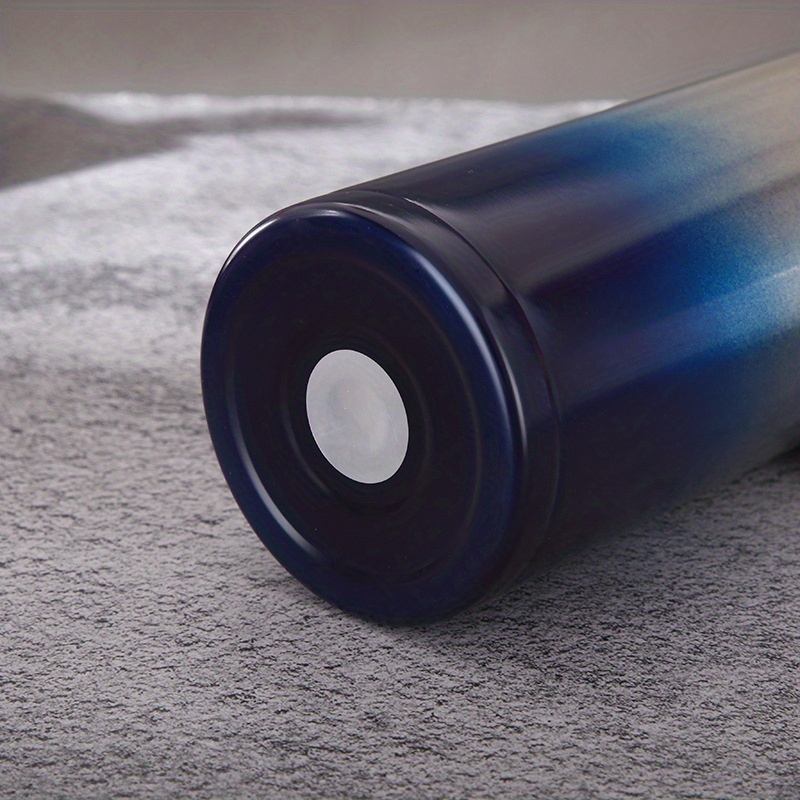 1pc, Gradient Color Vacuum Flask, 304 Stainless Steel Insulated Water Bottles, Travel Thermal Cups, For Hot And Cold Beverages, Summer Winter Drinkware, Gifts