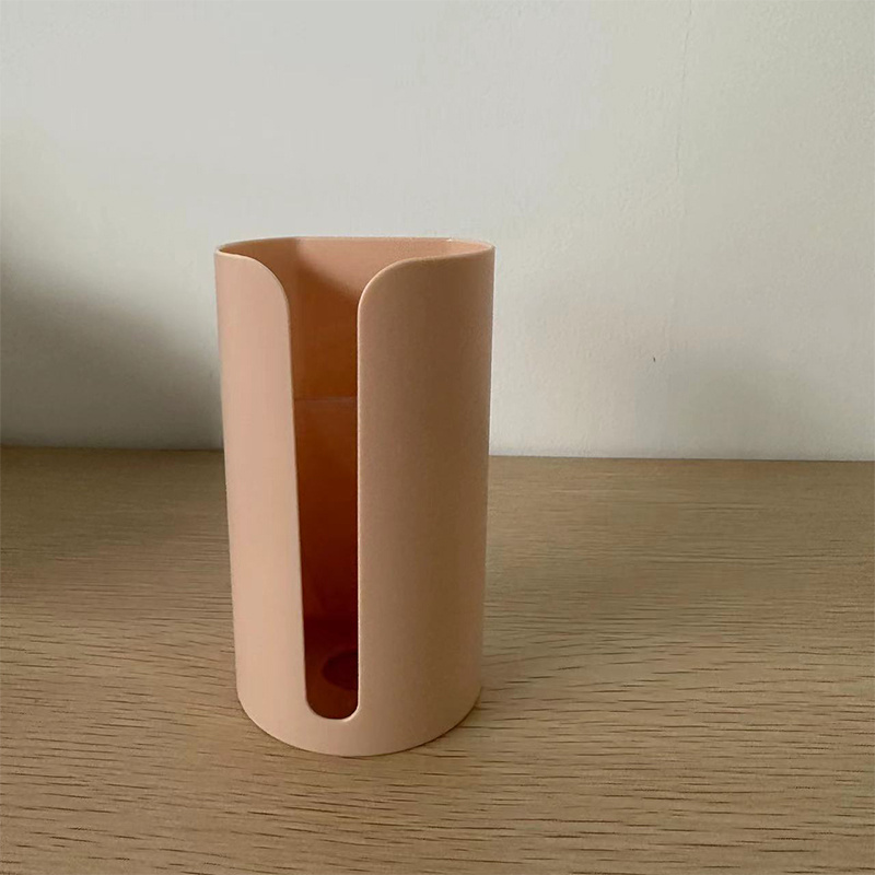 1pc Wall-Mounted Garbage Bag Holder, Nail-Free ABS Plastic Trash Bag Storage Box, Pad Container for Home, Kitchen, Bathroom - Non-Food Contact Safe