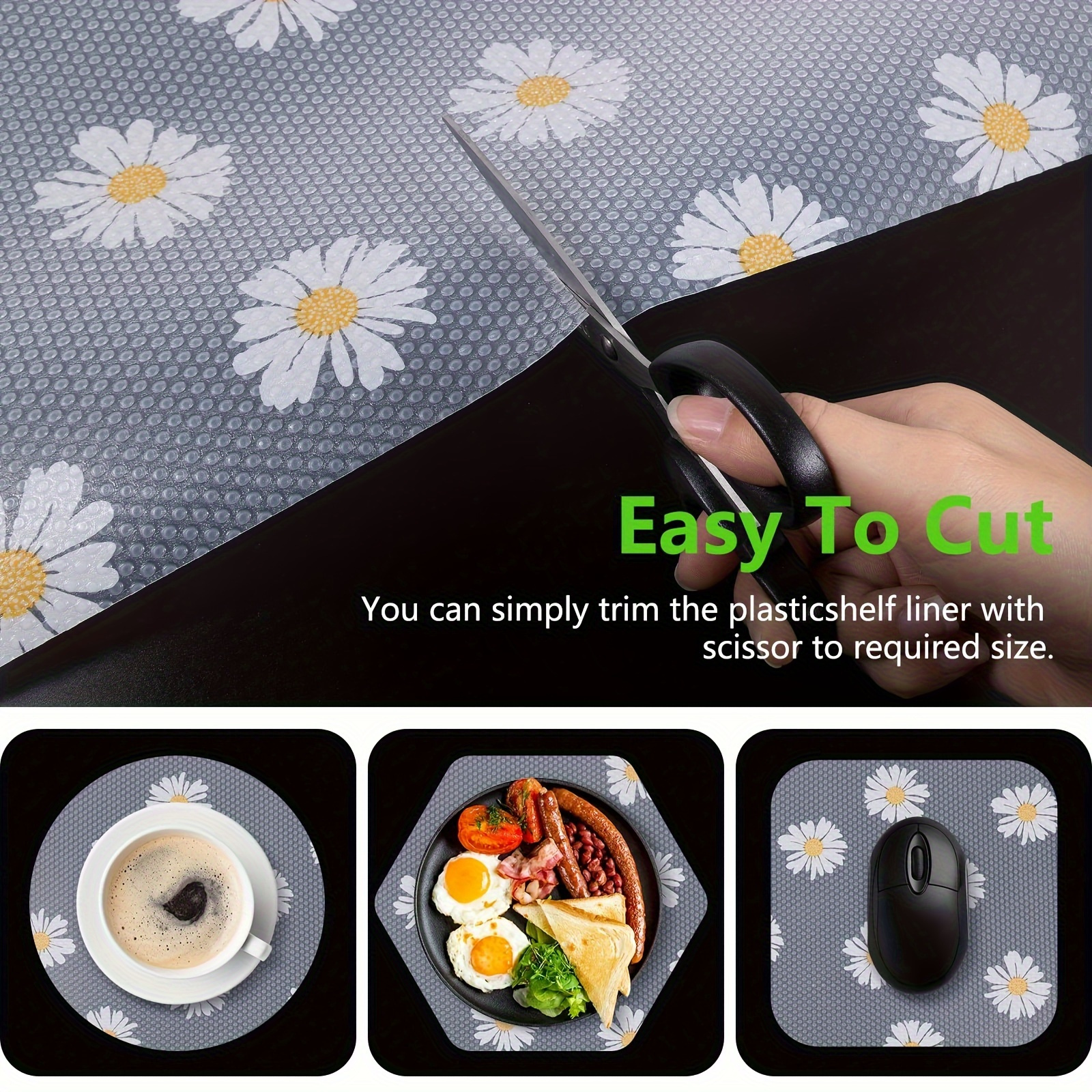 1 Roll of 200cm/300cm Waterproof Shelf Durable EVA Drawer Mat Thickened Transparent Insulation Mat Cabinet Mat Non-stick Shoe Cabinet Anti-dirt Mat Waterproof Non-slip Moisture Mat Can be cuttable non-dish mat Drawer non-stick pad