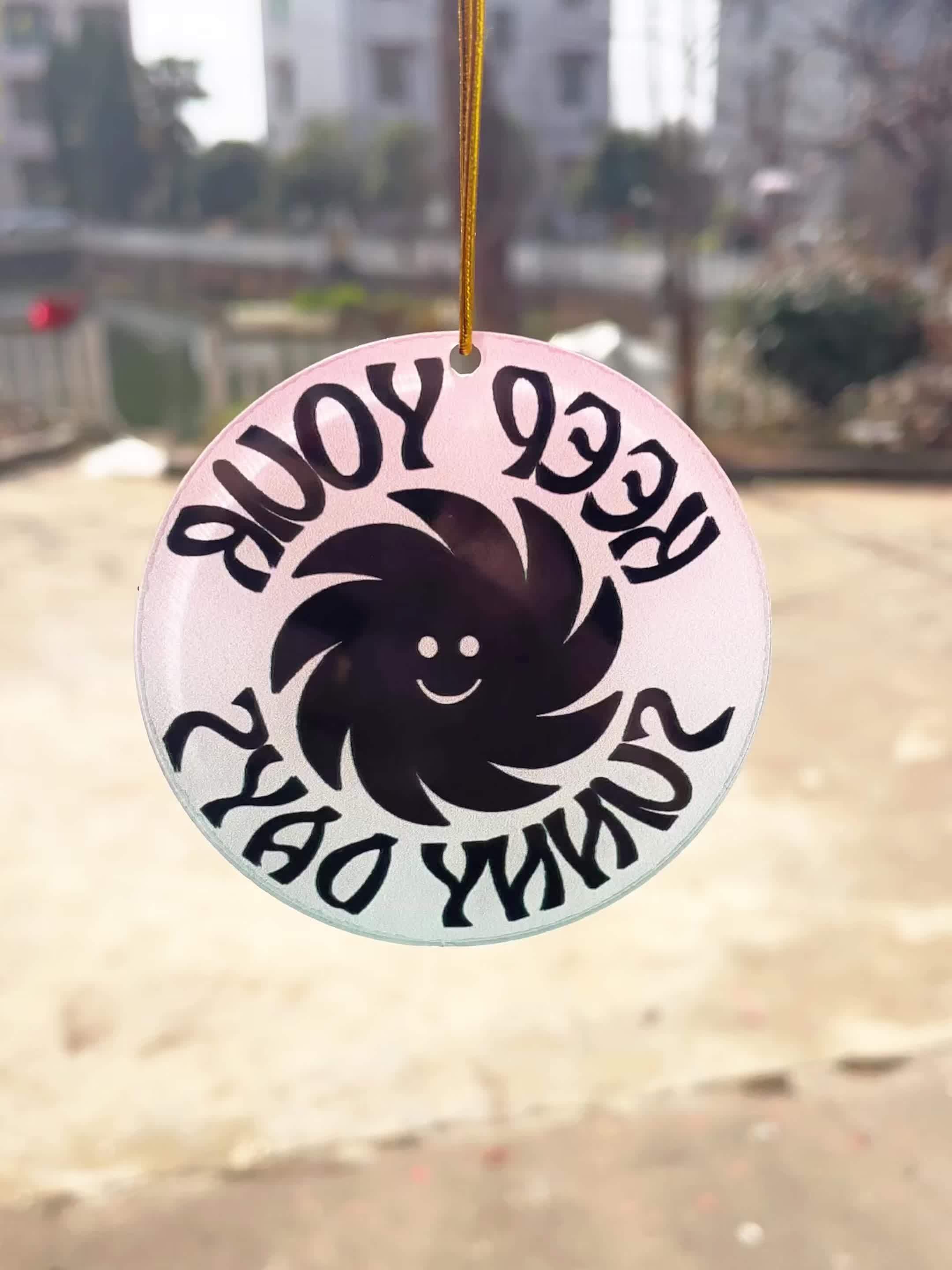 Custom Acrylic Photo Pendant, Personalized Love-Themed Round Ornament, Classic Style Hanging Decor, Unique Gift for Her, with No Electricity Required for Christmas Tree, Home, and Special Occasions - Image 6