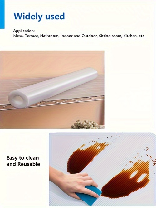 Moisture-Resistant Plastic Drawer Liner - Anti-Scratch, Oil-Resistant, Easy-Clean Kitchen Organizer for Cabinets, Shelves, and Drawers, Shelf Organizer|Sleek White Design|Durable Plastic Material