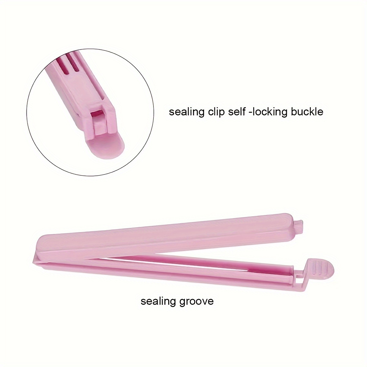 5/10Pcs/set Food Bag Chip Clips, Large/Small Snack Clips, Food Sealing Clips, Food Snack Package Bag Sealing Clips, For Packages Kitchen Storage And Organization Items Accessories, Home Supplies - Image 13