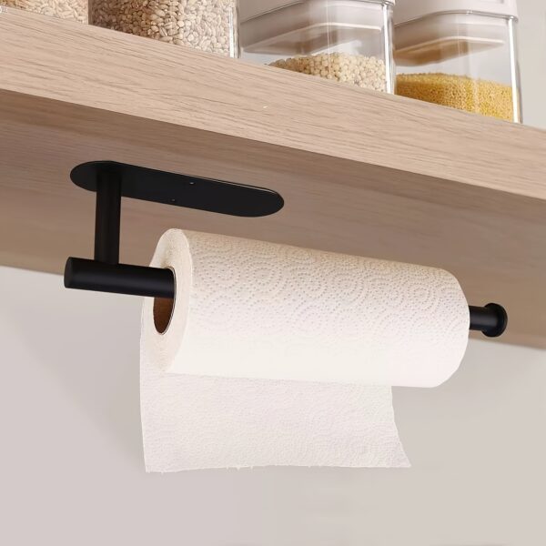 Innovative Household Paper Towel Holder Without Punching Holes, Wipe And Organize Rack, Kitchen Towel Rack Bath Towel Rack, Storage Rack