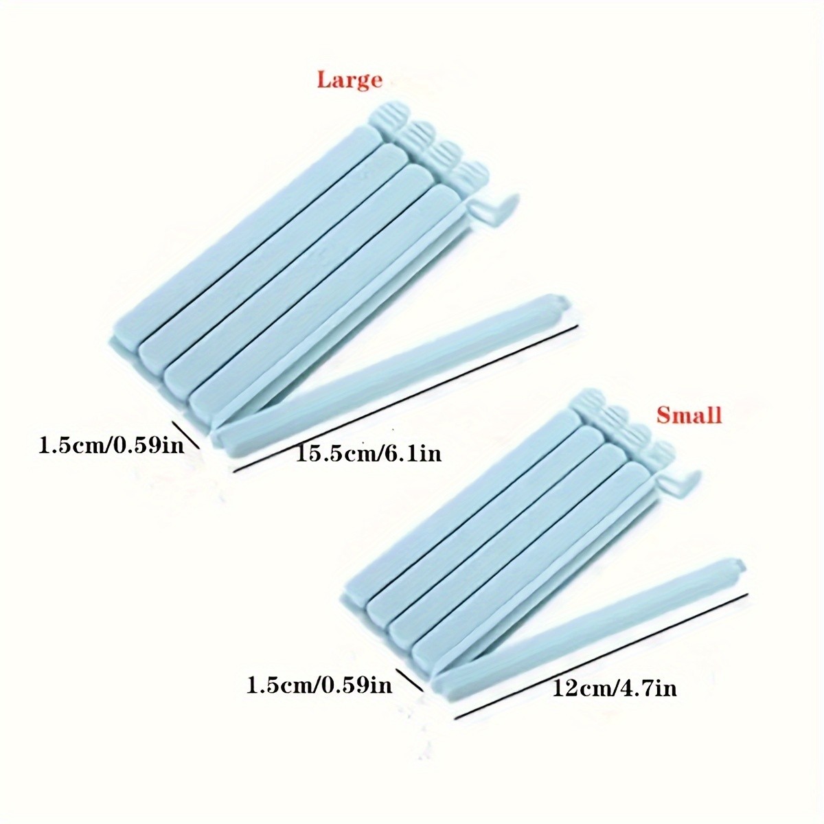 5/10Pcs/set Food Bag Chip Clips, Large/Small Snack Clips, Food Sealing Clips, Food Snack Package Bag Sealing Clips, For Packages Kitchen Storage And Organization Items Accessories, Home Supplies - Image 4