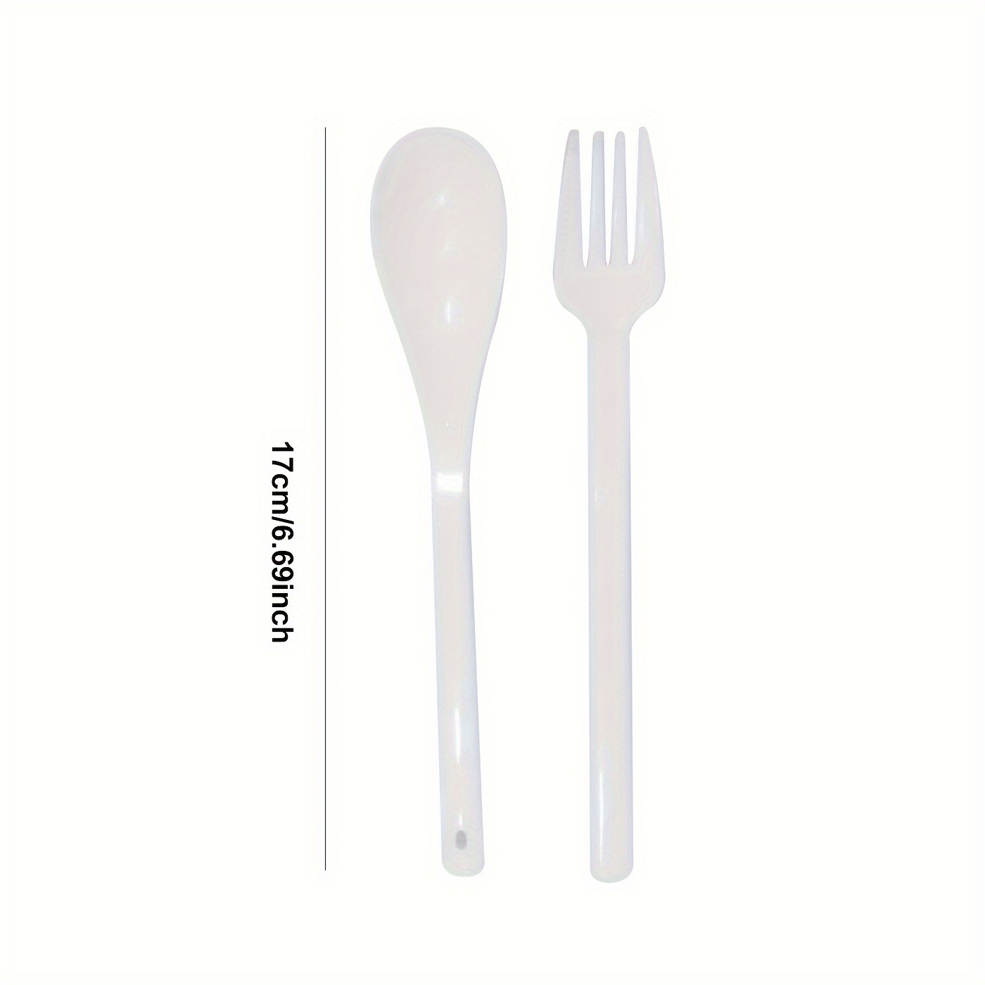 Double Layered Bento Lunch Box with Spoon & Fork, High Capacity Plastic Food Containers, Leakproof, Microwave Safe, Manual, Rectangle, No Electricity Needed,Back to School