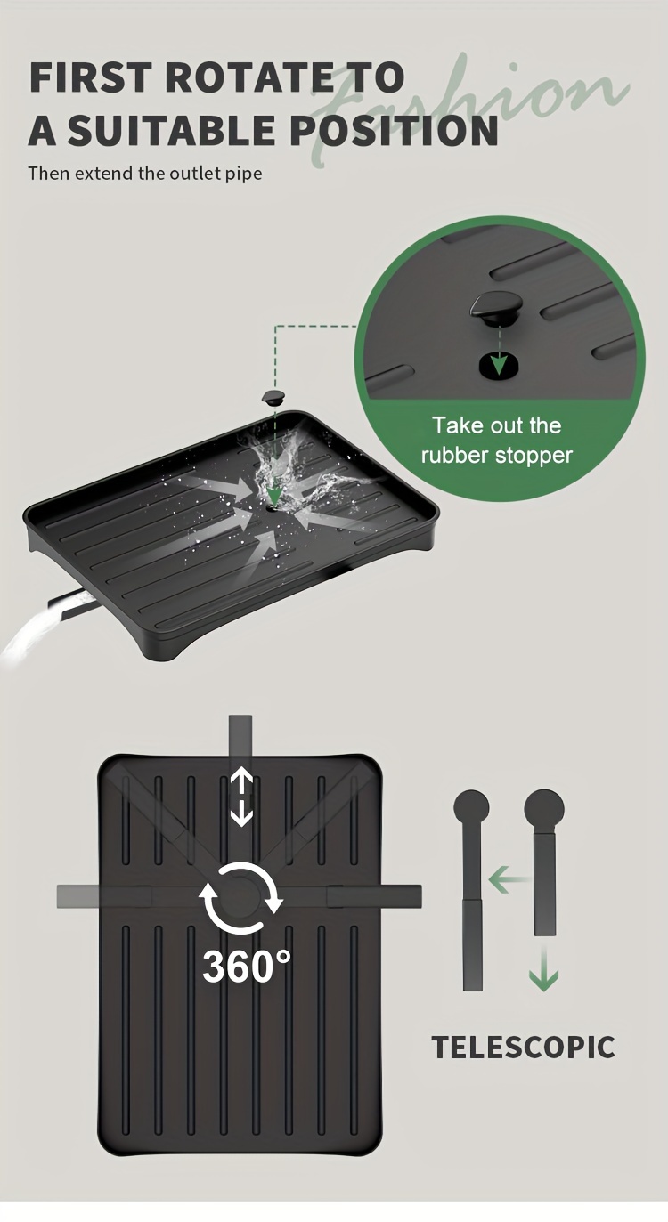 2-Tier Rustproof Dish Drying Rack with Drainboard & Utensil Holder - Durable Plastic & Metal Kitchen Counter Organizer for Dishes, Cups, and Utensils - Space-Saving Design for Modern Kitchens, Dish Drying Rack for Kitchen Counter