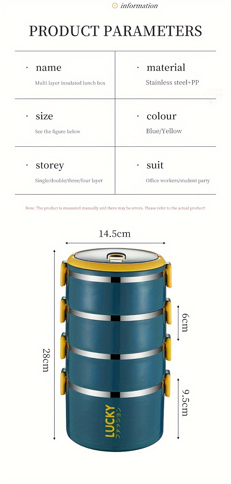 1 set of stainless steel reusable lunch box with lunch bag and utensils, large capacity portable thermos container suitable for school, picnics, camping, students, workers, and kitchen use,back to school