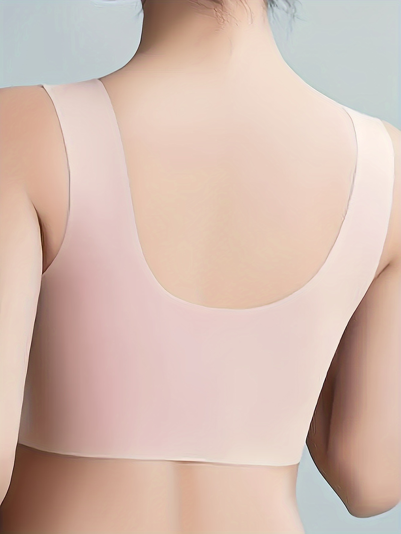 Solid Color Sexy No Steel Ring Women'S Underwear Comfortable Breathable Gathered Vest Bra Underwear - Image 6