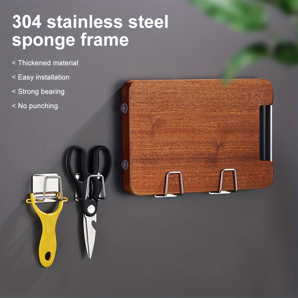 Stainless Steel Kitchen Sink Shelves, Sponge Stands, Sticky Drain Dry Racks, Kitchen Wall Hooks, Accessories, Storage Organizers