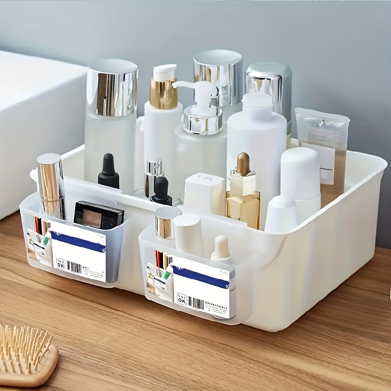 1pc Wall-Mounted Fridge Organizer Box with Clear Plastic Compartments & Label Holder - Space-Saving Kitchen Storage for Condiments, Bottles, Containers - Durable Refrigerator Organizer for Easy Access & Clutter-Free Design, Condiment Holder, Transparent Design, Easyvisibility Design, Easyclean Material, Home Cooks