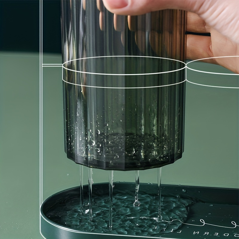 Luxury Metal & Plastic Cutlery Holder, Wall-Mounted Kitchen Utensil Caddy, Non-Food Contact, Modern Drainage Storage Rack for Knives, Forks, Spoons, Chopsticks Basket - Image 8