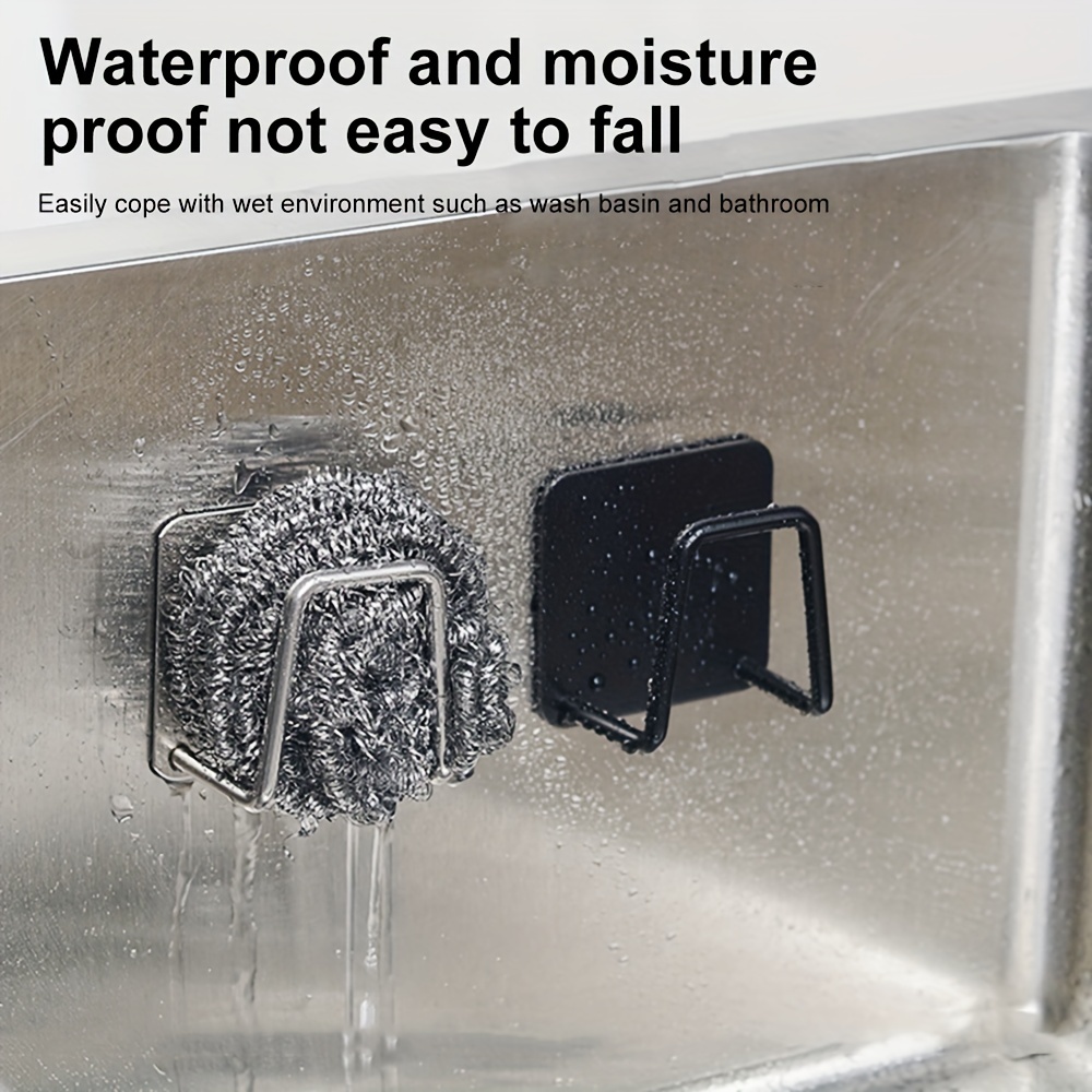 Stainless Steel Kitchen Sink Shelves, Sponge Stands, Sticky Drain Dry Racks, Kitchen Wall Hooks, Accessories, Storage Organizers