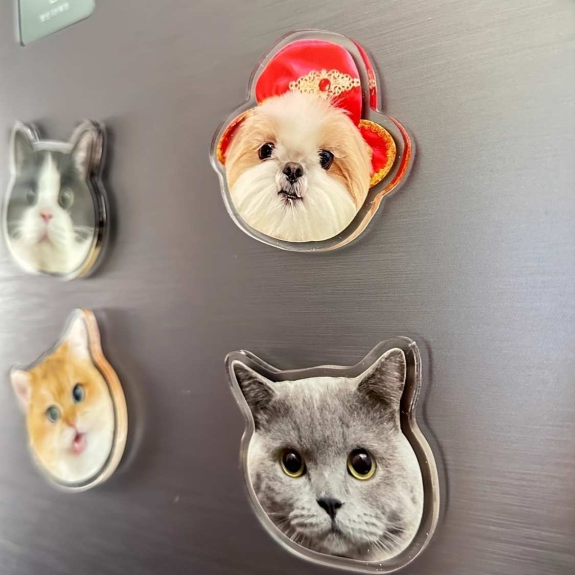 Custom Acrylic Heart-Shaped Refrigerator Magnet, Personalized Photo Fridge Magnet, Versatile Decor for Kitchen, Ideal for Christmas, Halloween, Thanksgiving, St. Patrick'S Day, Valentine'S Day - Image 8