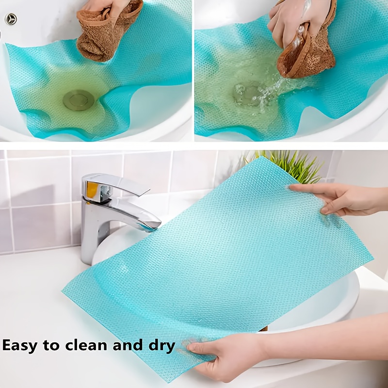 4pcs EVA Waterproof Refrigerator Liners - Washable, Non-Slip Fridge Mats in Vibrant Colors (Pink, Blue, Green, White) -, Heat-Insulating & Cuttable for Fit - Keeps Shelves Clean & Organized, Refrigerator Accessories - Image 11