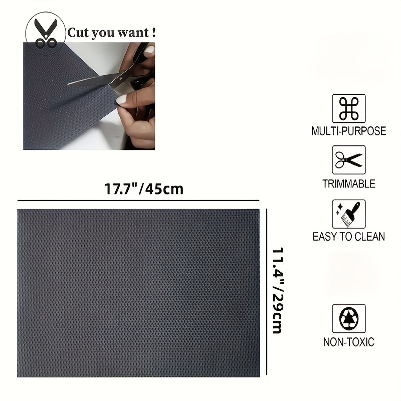 4pcs COUIUS Refrigerator Liner Mats - Washable Waterproof & Oilproof Shelf Protectors with Non-Slip Grip, Multi-Color (Light Blue, Orange, Pink) for Shelves, Drawers, Cabinets, Freezer - Durable Kitchen Storage Accessories, Fridge Shelf Liner, Cabinet Organization, Textured Surface Mat, Oilresistant Material