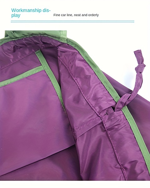 Durable PVC Tote Bag with Folding Drawstring Design - High-Quality, Reusable Shopping Bag in Vibrant Colors (Blue, Green, Pink, Yellow, Purple) - Perfect for Groceries, Travel & Everyday Use