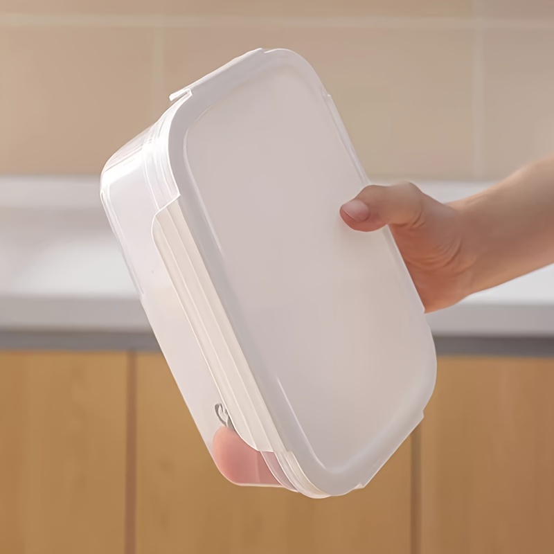 10pcs850ml/1400ml Refrigerator Fresh-keeping Box, Suitable for Kitchen, Refrigerator, Outdoor Food Storage Fresh-keeping Box, Sealed Fresh-keeping Box, Microwaveable Fresh-keeping Box, Stackable Design, Leak-proof Food Storage Container