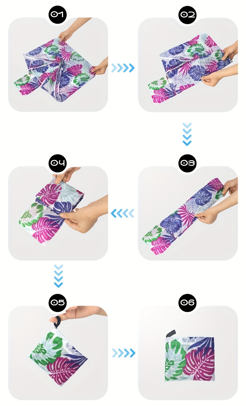 High-Quality Floral Foldable Shopping Bag for Women - Reusable Polyester Tote, 46.0x35.0 cm, Hand Washable,Reusable Grocery Bags.