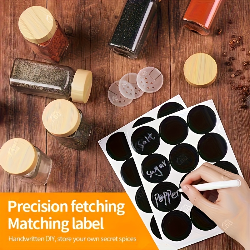 24pcs Reusable Label Paper and Pen Set for Organizing Airtight Food Storage Containers with Stackable Kitchen Organizer, Perfect for RVs, Picnics, Camping, Cereal, Flour, Sugar, and Pantry Essentials—A Must-Have for RV Organization - Image 6