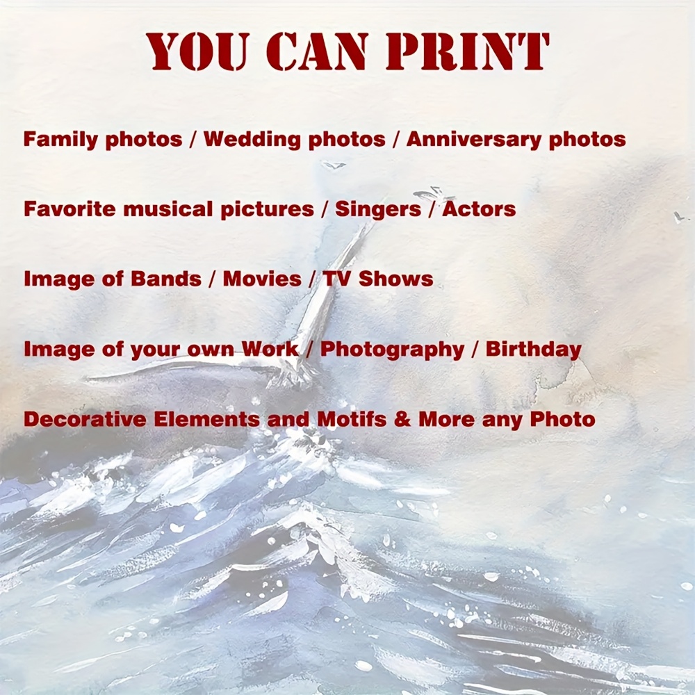 2D Flat, 1pc Custom Photo Canvas Print Wall Art - Unframed Personalized Fabric Poster for Home Decor, Retro Style Portrait & Pet Art, Unique Gift for Family, Couples, Friends - Living Room, Bedroom, Office Decor, Pictures Wall Decor, Classic Design, Durable Material, Family Keepsake, 2D Flat