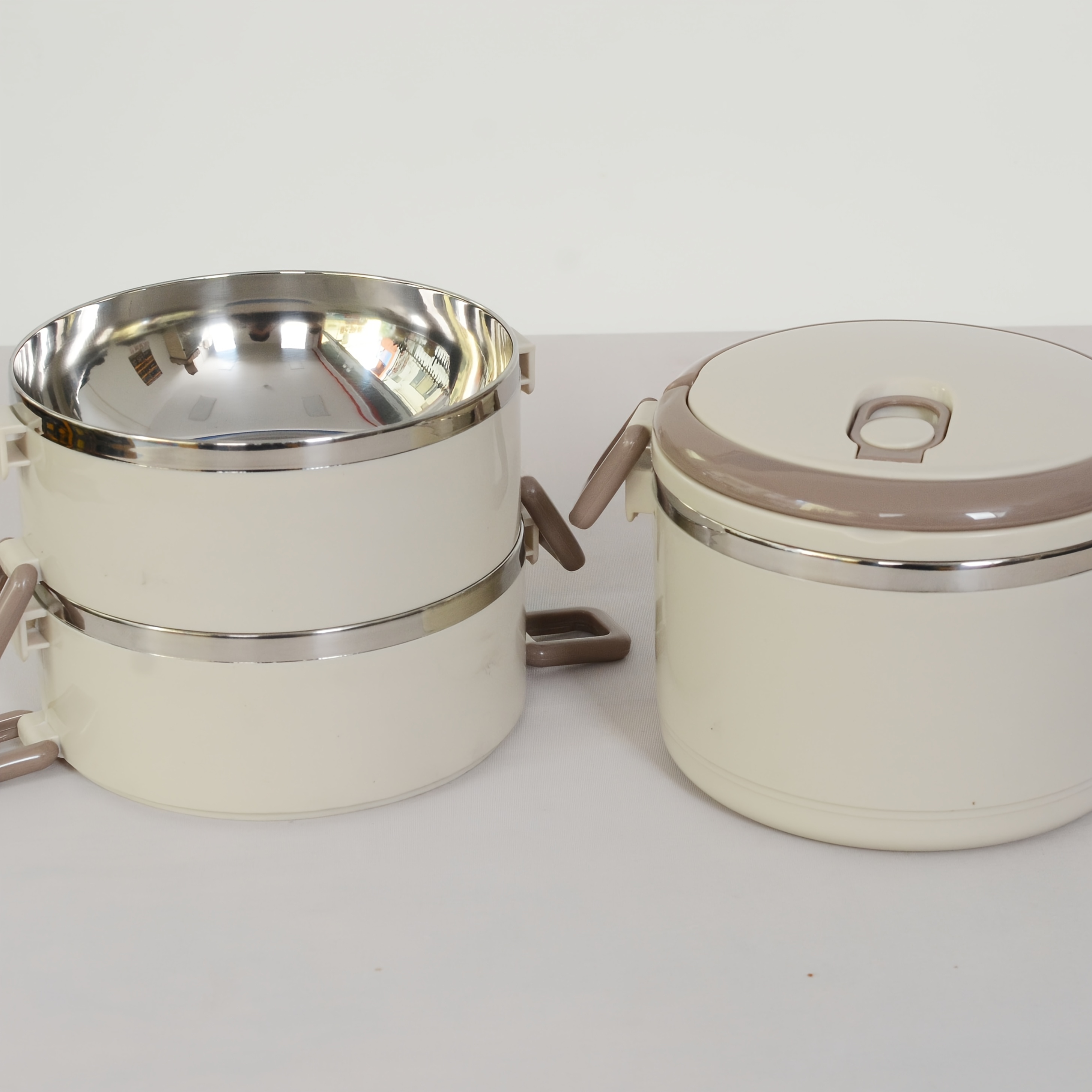 Insulated Lunch Container with Lid & Handle - Multi-Layer, Easy Clean, Ideal for School, Office, Camping & Outdoor Meals Hot Food & Soup, Back to School Bento Box, Lunch Box