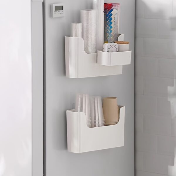 Easy-Install No-Drill Wall-Mounted Storage Organizer - Versatile Shelf for Bathroom Essentials, Cosmetics & More - Classic Style Plastic with Viewing Window, Storage Bins for Home Organization