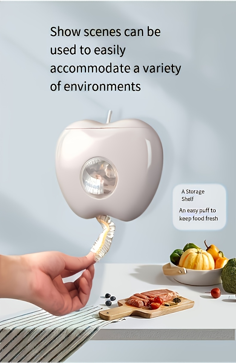 1pc Convenient Multifunctional Kitchen Storage Box with Elastic Food Cover - a Reusable Contactless Plastic Packaging Organizer That Keeps Things Fresh And Handy.