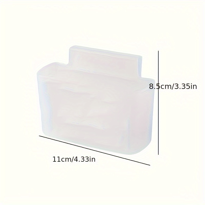 1pc Wall-Mounted Fridge Organizer Box with Clear Plastic Compartments & Label Holder - Space-Saving Kitchen Storage for Condiments, Bottles, Containers - Durable Refrigerator Organizer for Easy Access & Clutter-Free Design, Condiment Holder, Transparent Design, Easyvisibility Design, Easyclean Material, Home Cooks