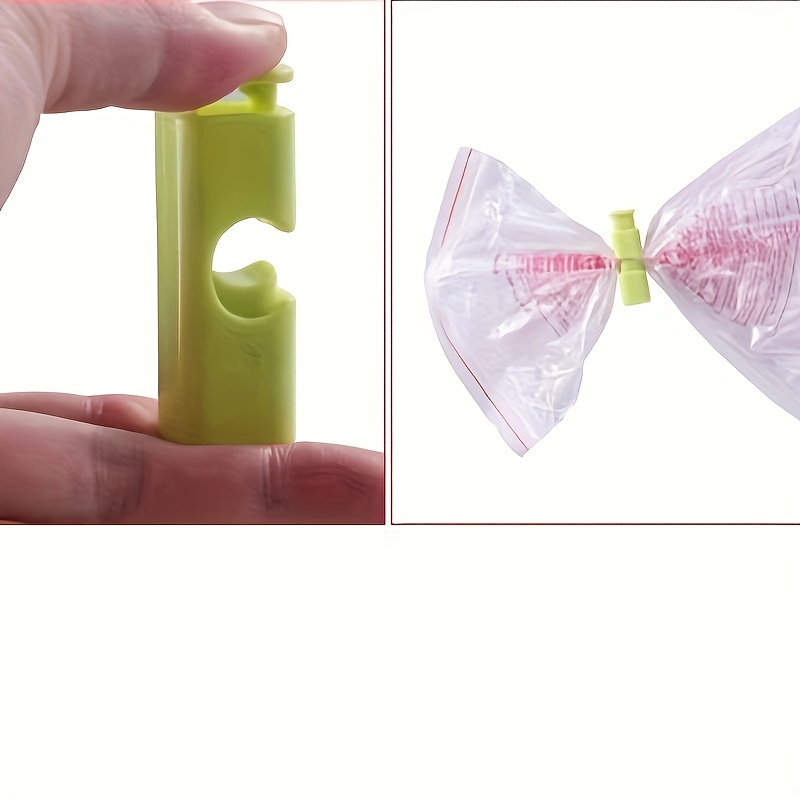 5/10pcs Food Bag Chip Clips, Bread Bag Airtight Clip, Moisture-proof Fresh-keeping Clip, Spring Sealing Clip, For Milk Powder Bag, Plastic Bags And Snack Bags, Kitchen Organizers And Storage, Kitchen Accessories