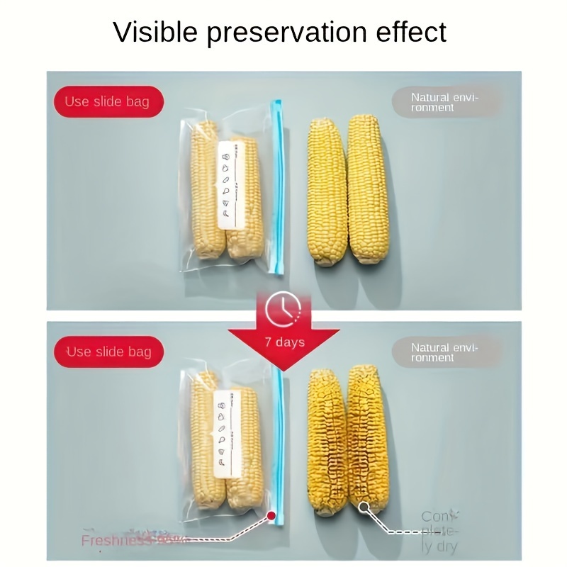 15pcs Leakproof Freezer Bags with Zipper Lock - Reusable, Food Sorting Storage Pouches, Freshness Seal Bags for Fruits, Grains, Vegetables & Meat, Kitchen Organization Essentials, PET Material, Square Shape, Food Preservation Bags | Transparent Design | Reusable Food Bags, Food Storage