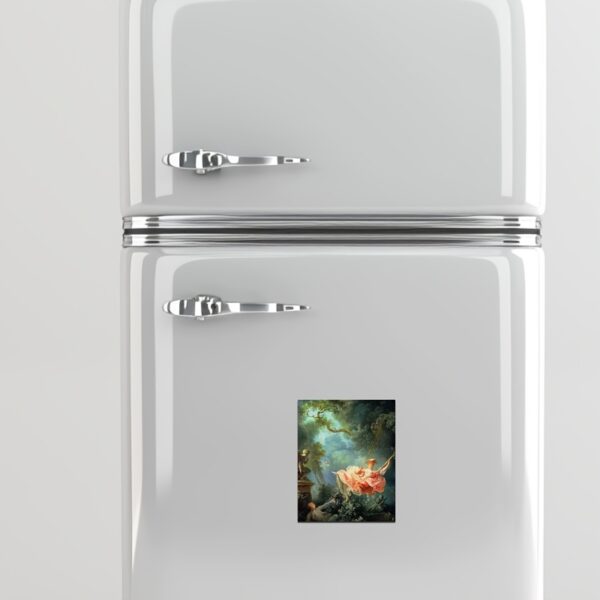 1pc Custom Vertical Fridge Magnet - 12x15cm DIY Decorative Magnetic Sticker for Kitchen, Office & Home Decor - Plastic Rectangular Design with Vibrant Artwork, Magnets for Fridge