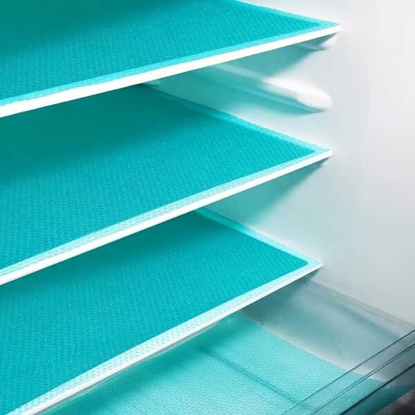 4pcs Cuttable Refrigerator Mat, Cabinet Drawer Mat, Easy to Wash Placemat, Heat Insulation Coaster