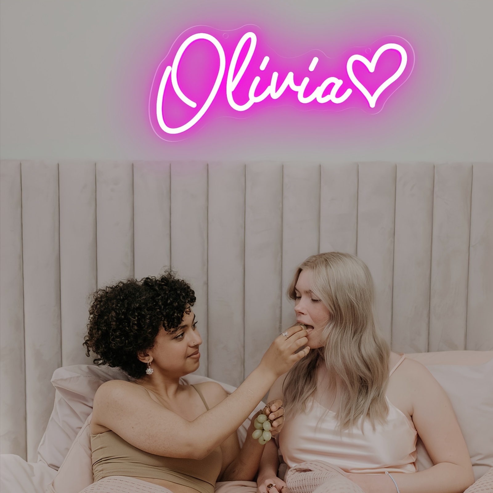 1pc Custom Text Neon Signs, Personalized LED Wall Decoration Signs with Dimmer for Switch Control, USB-powered Neon Signs, Bedrooms, Parties, Weddings, Birthdays - Halloween, Thanksgiving, Christmas