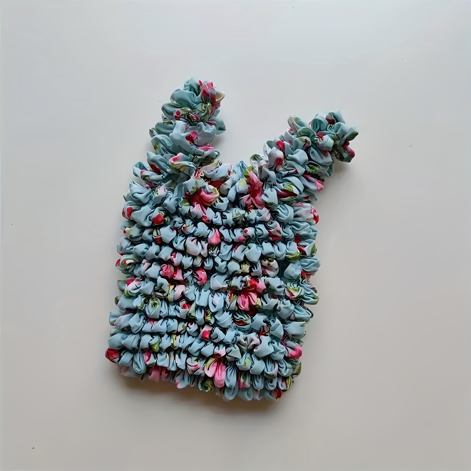 New Fashionable Magic Stretch Shopping Bag with Bubble Pleats, Multi-Functional and Machine Washable for Traveling and Daily Errands - Image 9