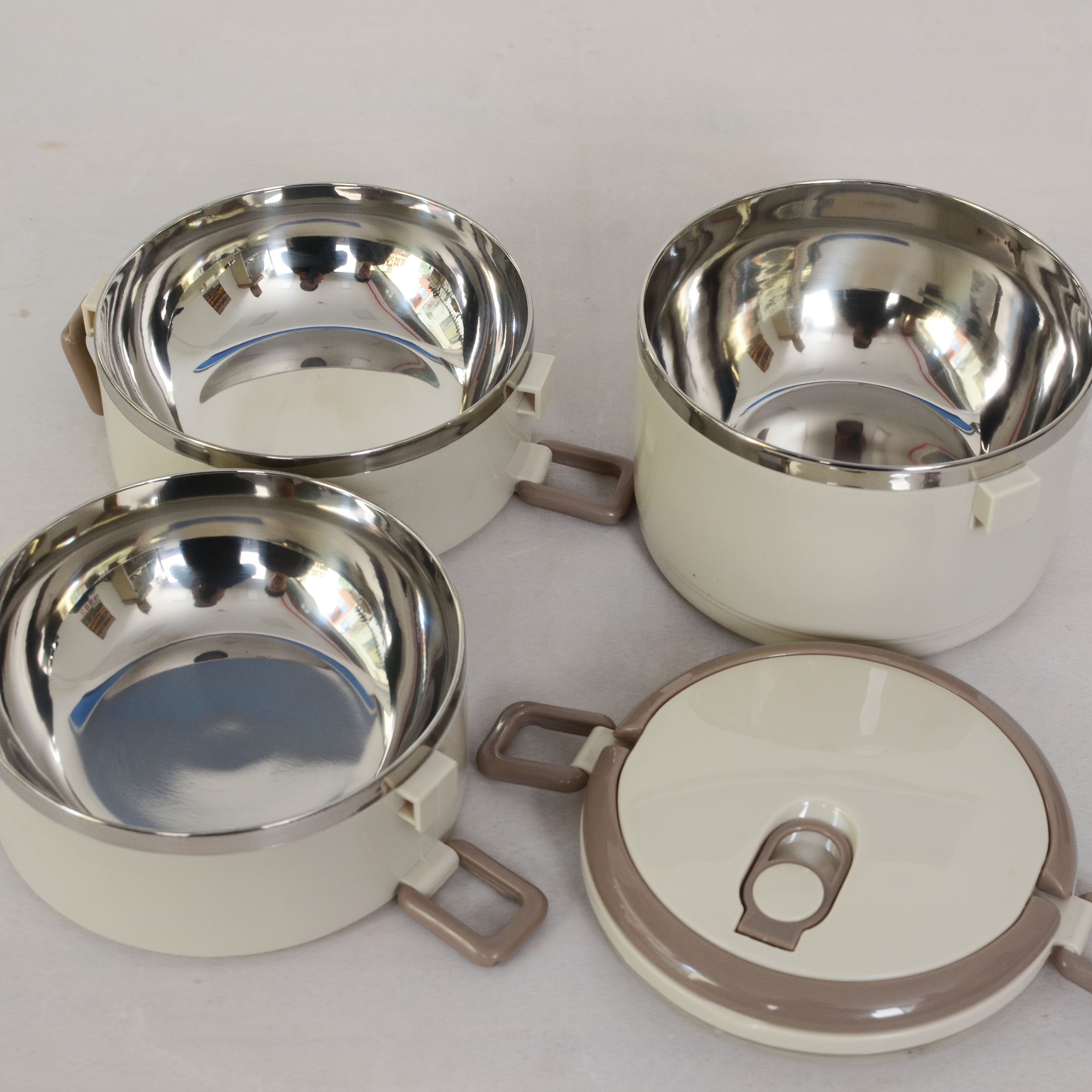 Insulated Lunch Container with Lid & Handle - Multi-Layer, Easy Clean, Ideal for School, Office, Camping & Outdoor Meals Hot Food & Soup, Back to School Bento Box, Lunch Box