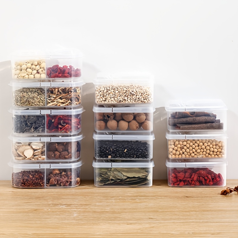 Single/Double Compartment Outdoor Food Storage Containers Made of PP5 Material, Suitable for Refrigeration And Microwave Heating, Ideal for Storing Food, Fruits, Star Anise, Cinnamon, Spices, Snacks, And Other Kitchen Storage Accessories. Portable Outdoor Bowls for Camping, a Perfect Choice for Families.