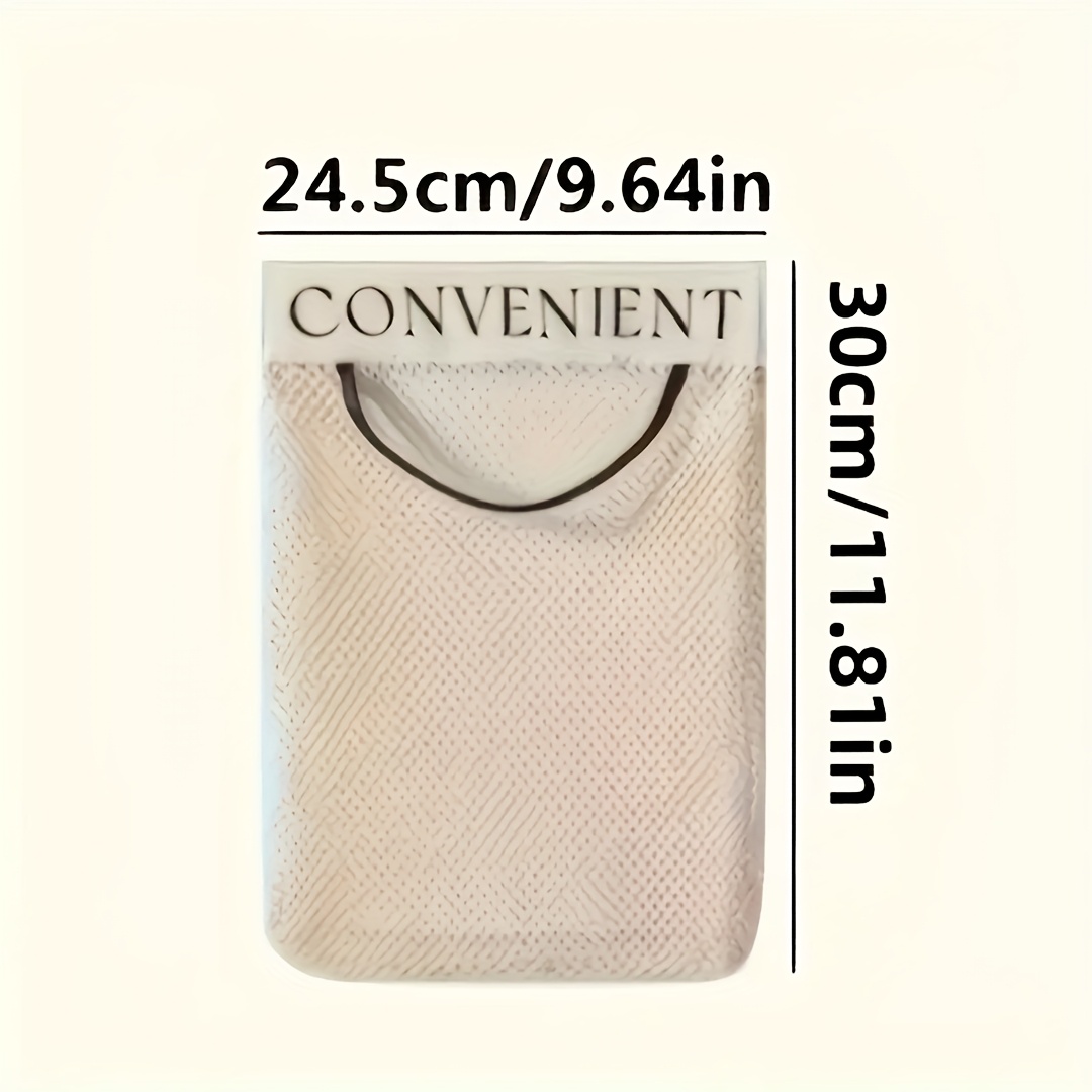 A Versatile Wall-Mounted Plastic Bag Holder - a Reusable Elastic Storage Net with, Making It an Ideal Choice for Kitchen Organization.