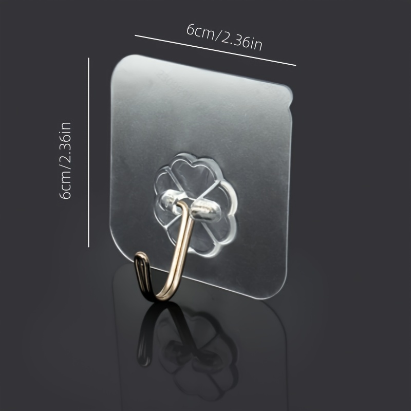 5/10pcs Acrylic Kitchen Utensil Hooks, No-Drill Wall-Mounted Organizer for Cooking Tools, Multi-Functional Storage Solution for a Tidy Kitchen, Kitchen Organizers And Storage