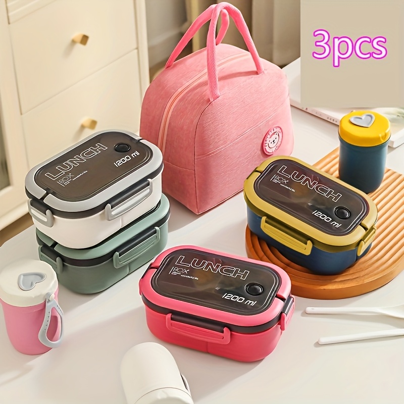 3pcs Lunch Bag Set with Large Capacity Lunch Box and Milk Cup, Minimalist Tote Bag for Office Workers, Perfect for School, Travel, and Work, Ideal for Back-to-School Season